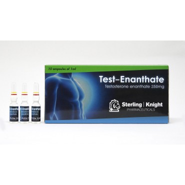 Test-Enanthate, Sterling Knight 10 amps [250mg/1ml]
